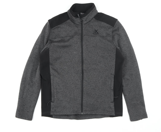 Mens UK Size L Zead Xposur Grey Hiking Running & Jogging Gym & Training Jacket