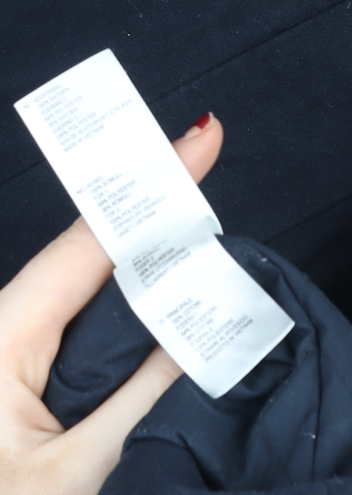Womens UK Size 10 White Stuff Blue Parka Coat