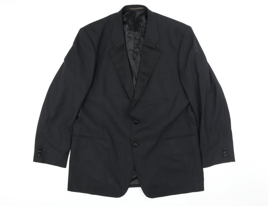 Womens UK Size 44L Marks and Spencer Regular Black Suit Jacket