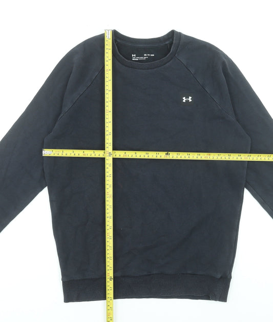 Mens UK Size XS Under armour Black Pullover Sweatshirt