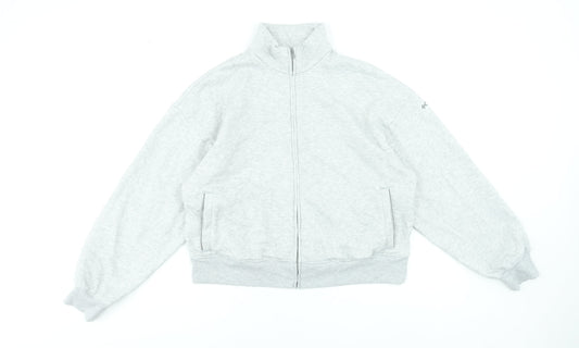 Womens UK Size L Columbia Grey Full Zip Sweatshirt