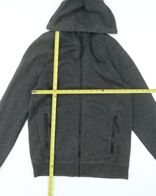 Mens UK Size S NEXT Grey Full Zip Hoodie