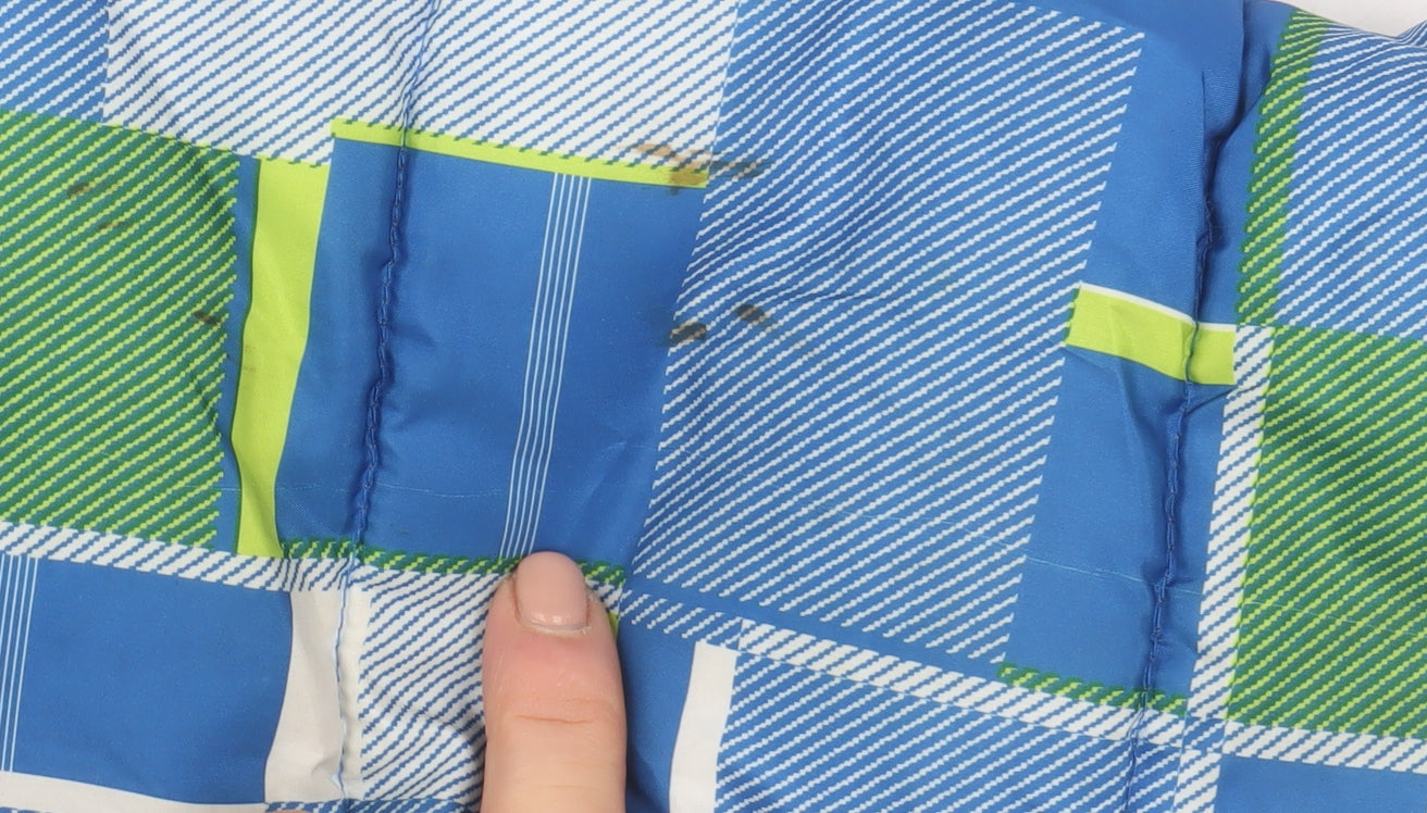 Dare 2b Blue Check Puffer Snowsuit 0-3 Months Unisex Baby Winter Suit