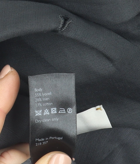 Womens UK Size 8 modern rarity Black Blazer