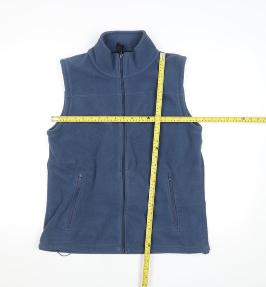 James Pringle Women’s Blue Fleece Bodywarmer Waistcoat Size S