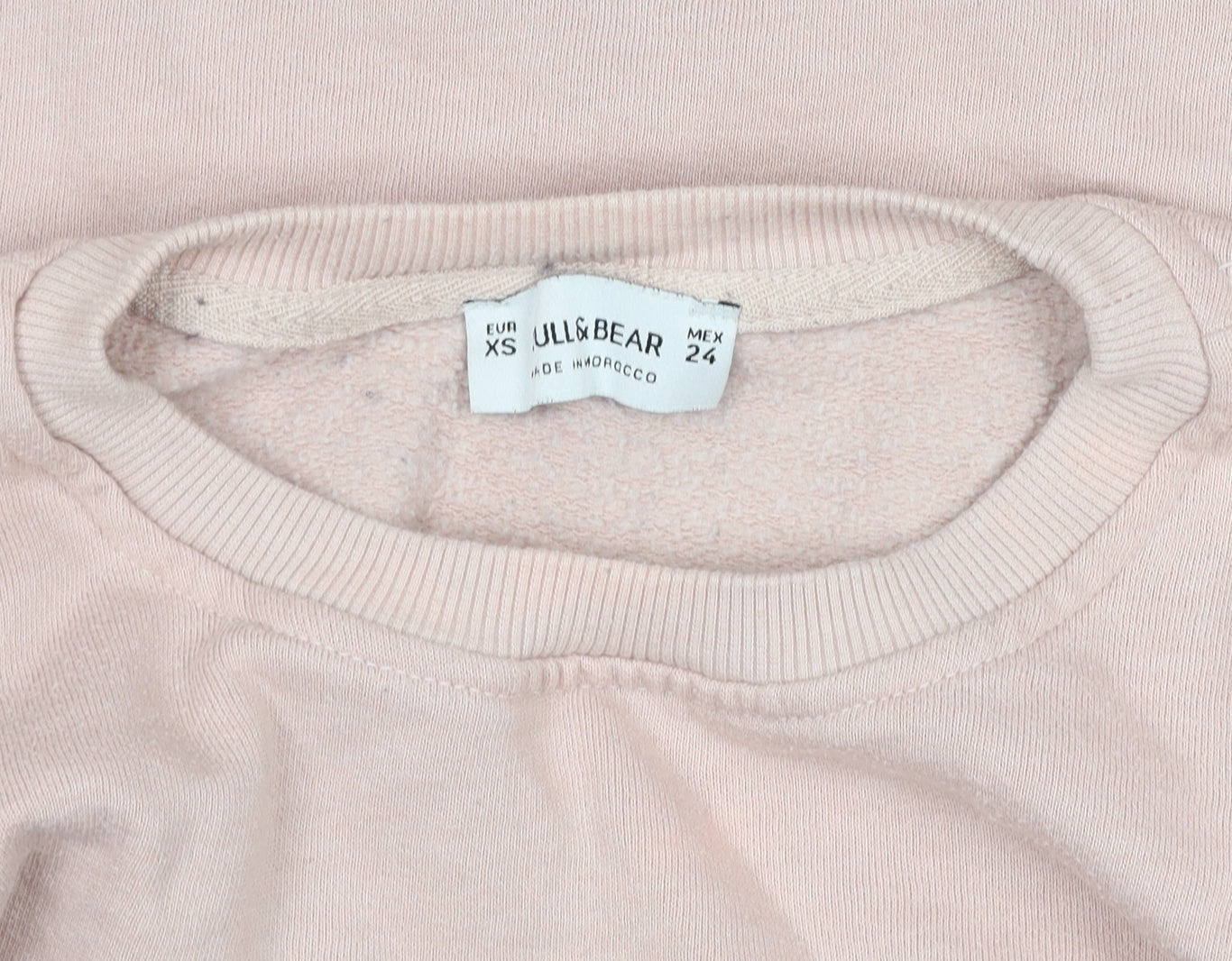 Womens UK Size XS Pull&Bear Pink Pullover Sweatshirt