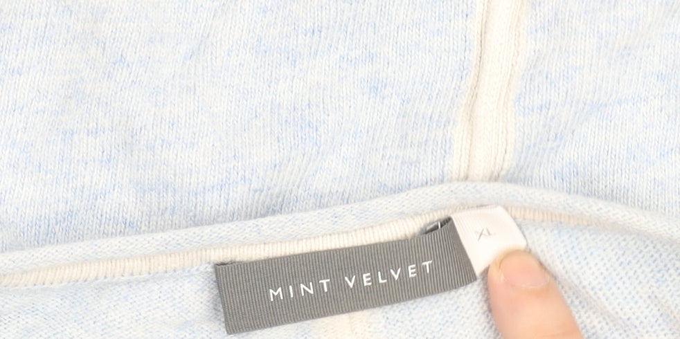 Womens UK Size XL Mint Velvet Blue Pullover Jumper