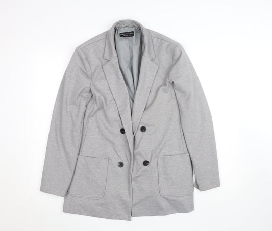 Womens UK Size 10 Dorothy Perkins Grey Basic Jacket