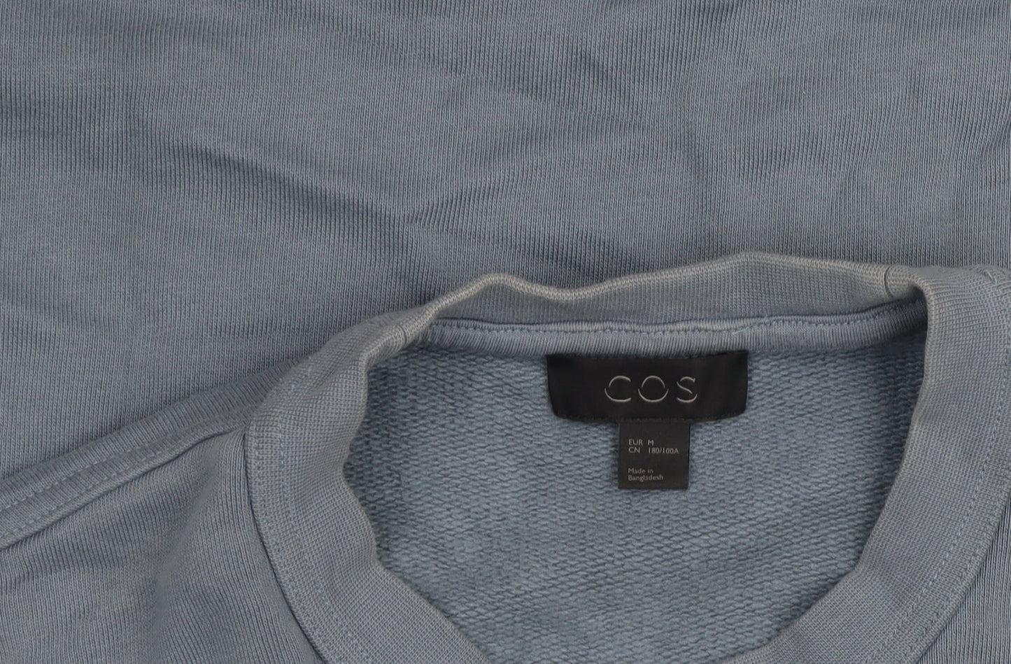 Womens UK Size M COS Blue Pullover Sweatshirt