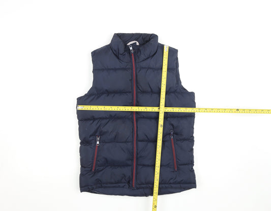 US Athletic Boys Blue 11 Years Padded Zip Bodywarmer Waistcoat