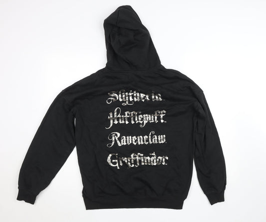 Boys UK Size 14 Years H&M Black Pullover Hoodie