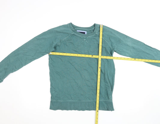 Womens UK Size 10 Crew Clothing Company Green Pullover Sweatshirt