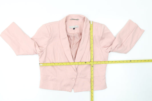 Womens UK Size 12 Rowen Avenue Regular Pink Blazer