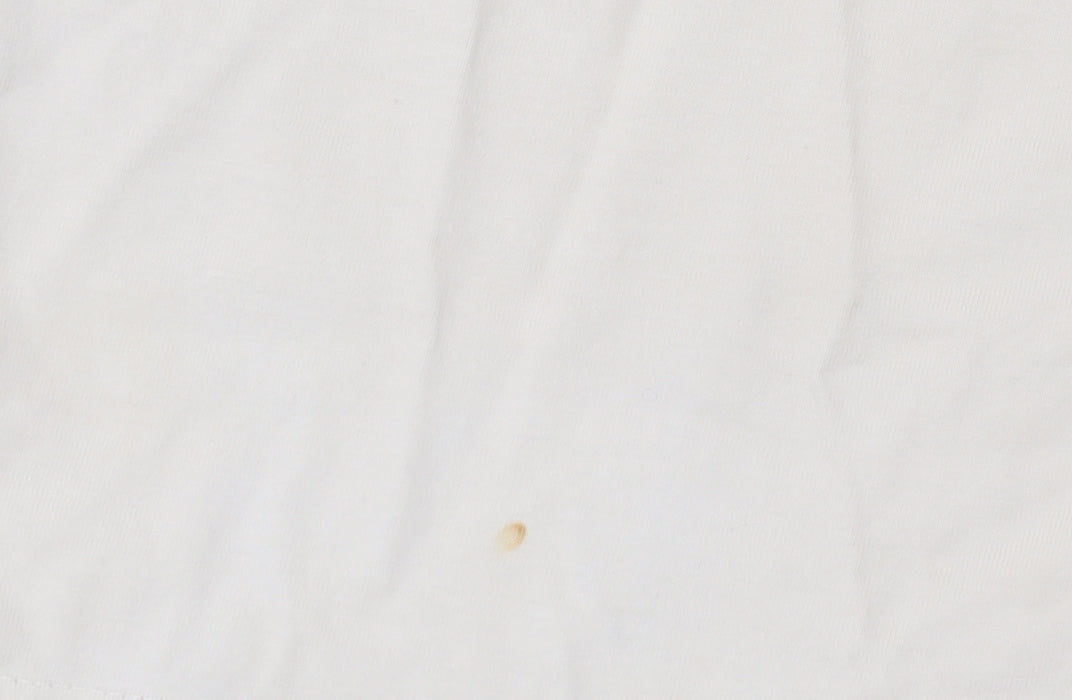 Tommy Hilfiger Men's Beige XL Organic Cotton Logo T-Shirt