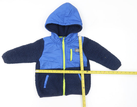 Boys UK Size 2 Years Eddie Bauer Blue Puffer Jacket
