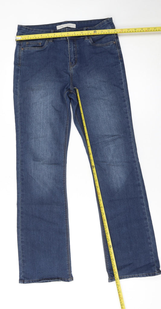 George Women's Blue Bootcut Regular Fit Denim Jeans Size 10