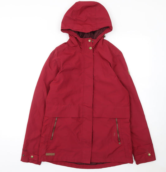 Womens UK Size 12 Regatta Red Parka Coat