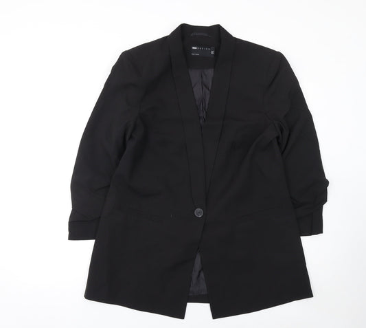 Womens UK Size 16 ASOS Design Regular Black Blazer