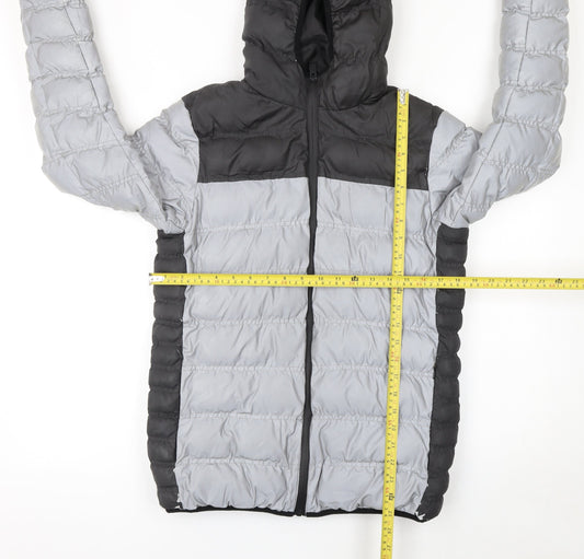 Boys UK Size 13-15 Years GOODFORNOTHING Grey Puffer Jacket