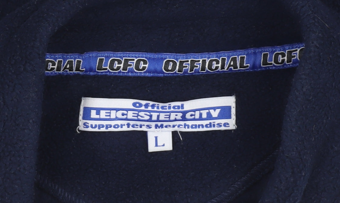 Mens UK Size L Leicester City Blue Basic Jacket