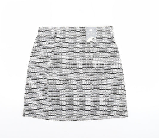 Womens UK Size 12 F&F Straight & Pencil Tweed Skirt