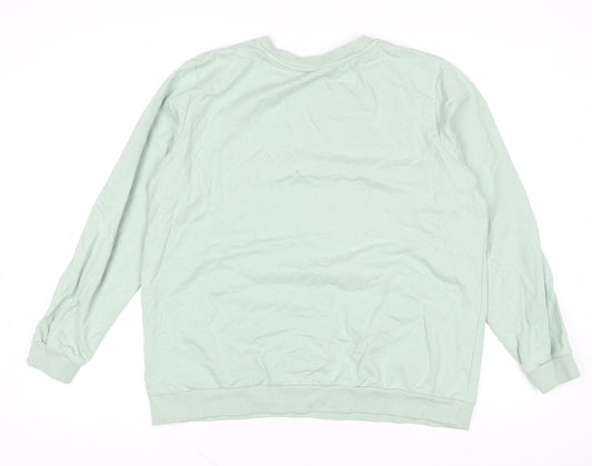 Womens UK Size 16 TU Green Pullover Sweatshirt