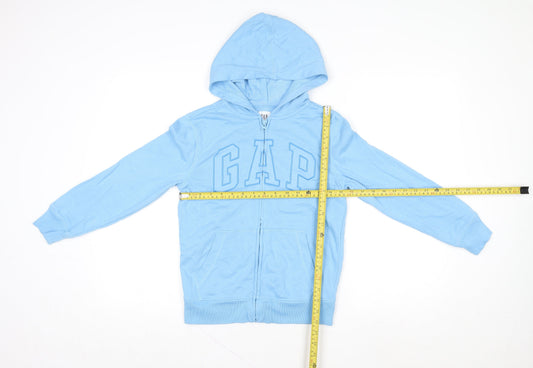 Girls UK Size 8-9 Years Gap Blue Basic Jacket