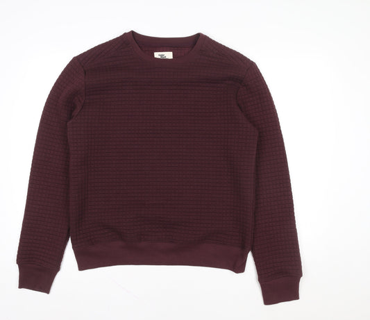 Womens UK Size M Cedar Wood State Red Pullover Jumper