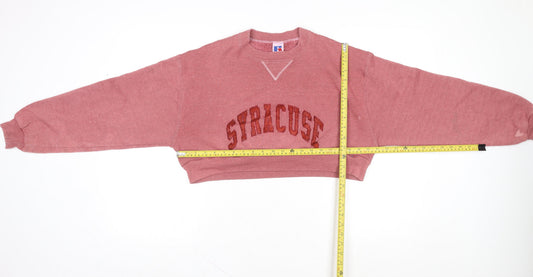 Womens UK Size L Russell Athletic Pink Pullover Sweatshirt
