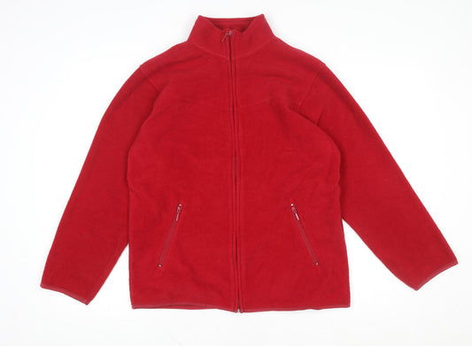 Womens UK Size S EWM Red Basic Jacket