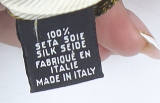 Gianfranco Ferre Men's Red Designer Silk Striped Tie Made in Italy