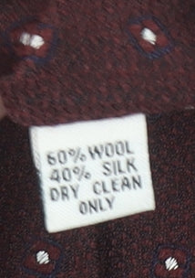 Bernard Weatherill Men's Brown Polka Dot Wool Silk Tie - One Size