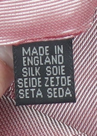 Michelsons London Men's Pink Silk Pointed Tie – Elegant Made in England Accessory