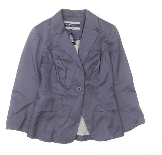 Womens UK Size 8 New Look Blue Blazer