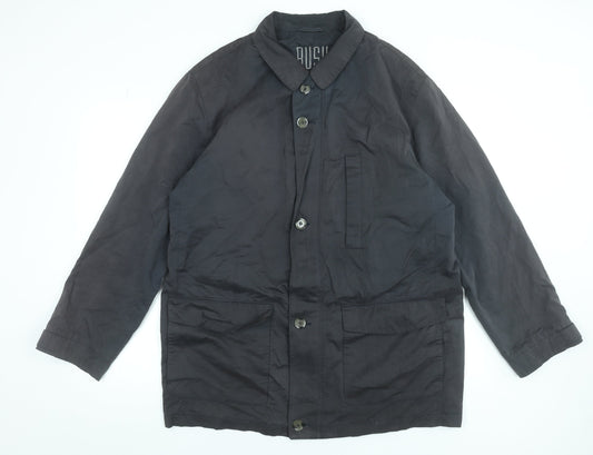 Mens UK Size 42 Bush Black Basic Jacket