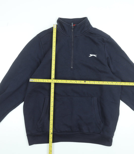 Mens UK Size M Slazenger Blue Pullover Sweatshirt
