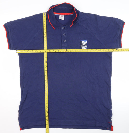 Mens UK Size L Team GB Cotton Polo Shirt