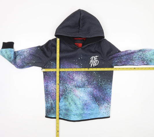 Boys UK Size 11-12 Years DFND Multicoloured Pullover Hoodie