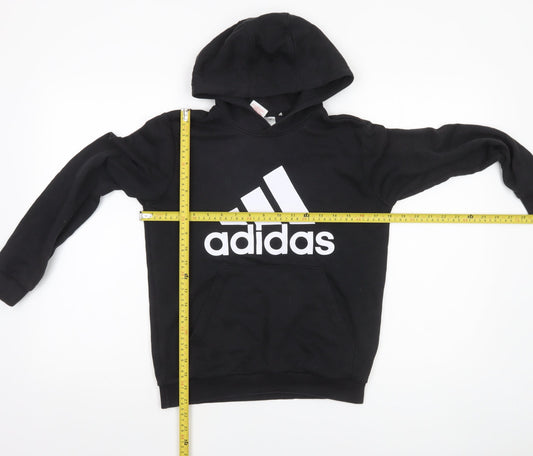 Boys UK Size 11-12 Years adidas Black Pullover Hoodie