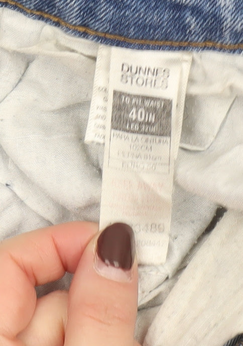 Dunnes Stores Men's Blue 40in Regular Fit Straight Leg Jeans