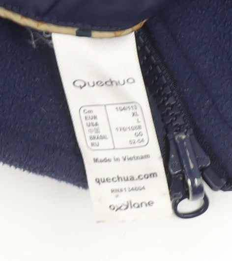 Womens UK Size 14 Quechua Blue Fleece