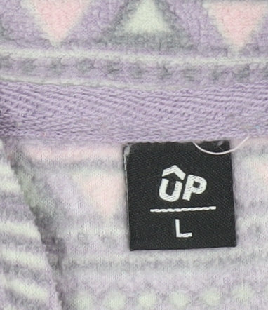 Womens UK Size L Outdoor Products Purple Pullover Sweatshirt