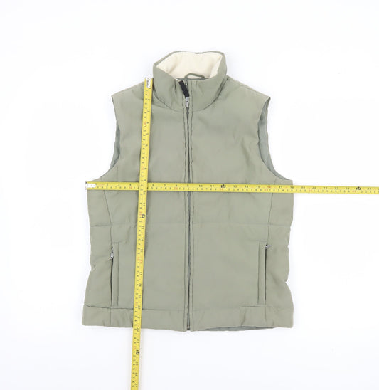 Womens UK Size 10 Dorothy Perkins Green Puffer Jacket