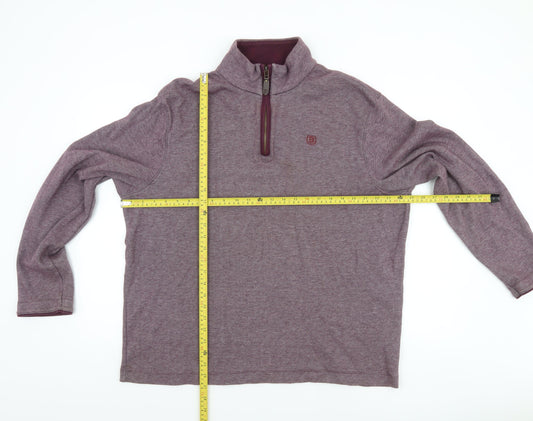 Mens UK Size XL Marks and Spencer Purple Pullover Sweatshirt