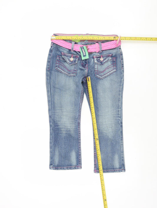 Girls UK Size 9-10 Years Denim Co Regular Fit Straight Jeans