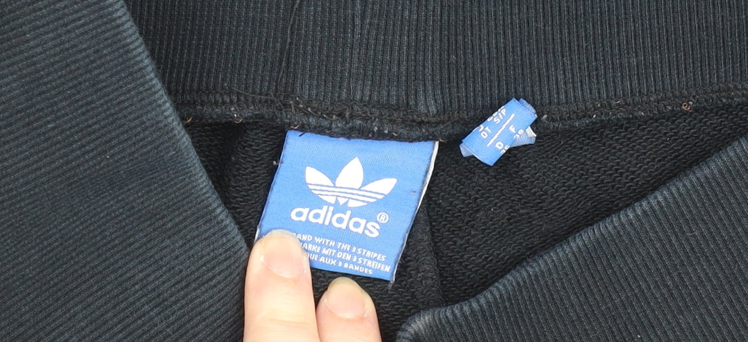 Adidas Women’s Black Jogger Sweatpants Size 10 Cotton Blend