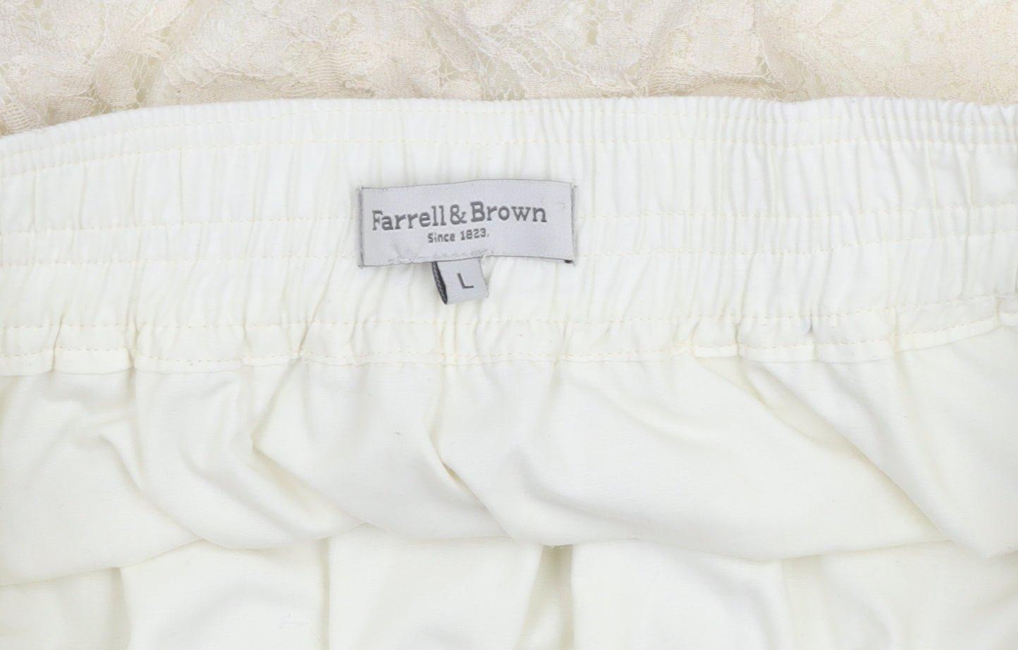 Womens UK Size L Farrell & Brown Bubble Hem Lace Skirt