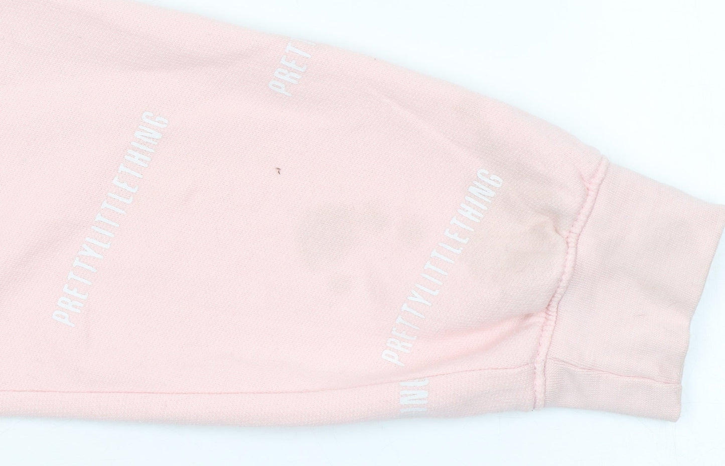 Womens UK Size L PRETTYLITTLETHING Pink Pullover Sweatshirt