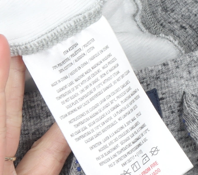 Bridgeport Men's Grey L Sweatpants Regular Fit Jersey Trousers