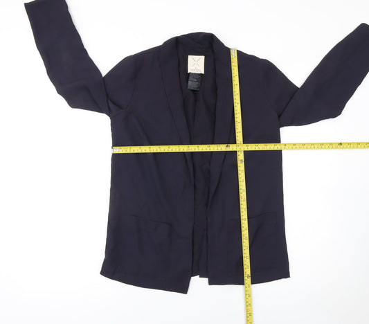 Womens UK Size S Pins and Needles Regular Blue Blazer